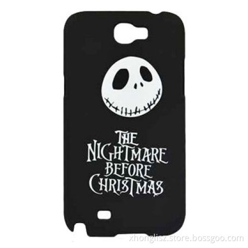 Black and white simple design PC phone cases for Samsung Note 2